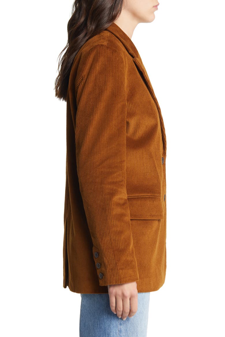 Cotton Corduroy Blazer, Alternate, color, BROWN TEMPLE