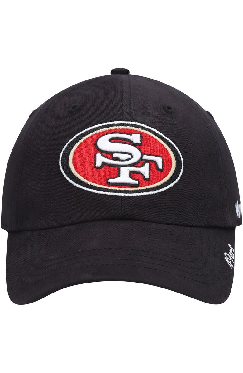 '47 Women's '47 Black San Francisco 49ers Miata Clean Up Secondary Logo Adjustable Hat, Alternate, color, Black