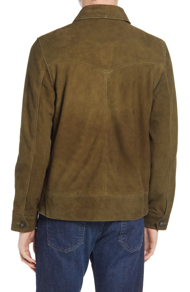 Officine Générale Rod Suede Bomber Jacket, Alternate, color,