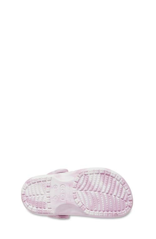 Crocs Kids' Baya Marble Clog In Purple
