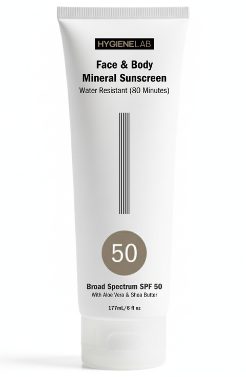 Fragrance-Free Mineral SPF 50 Face & Body Sunscreen
