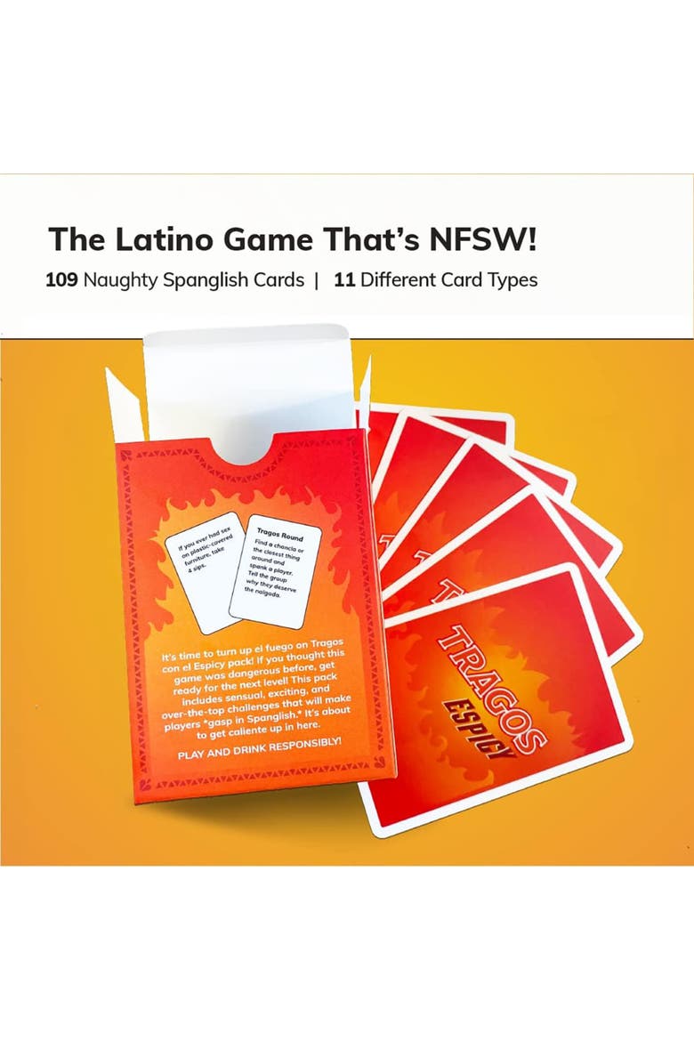 Espicy Expansion Pack The Adult Party Game For Latinos, Spicy Ages 18+, Alternate, color, Multicolored
