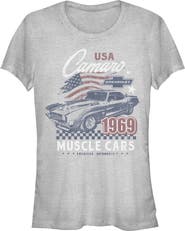 General Motors Junior's Camaro Muscle Cars Short Sleeve Graphic T-Shirt