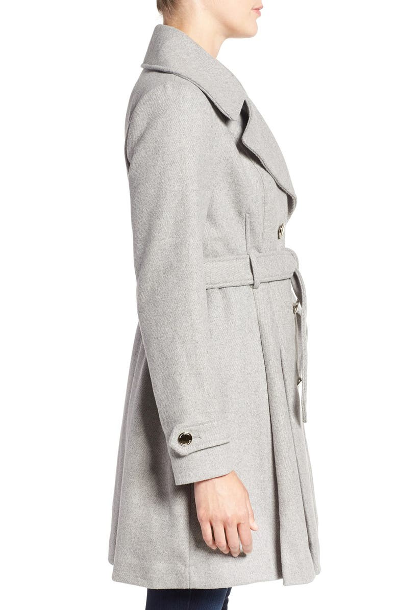 Jessica Simpson Fit & Flare Trench Coat, Alternate, color, 