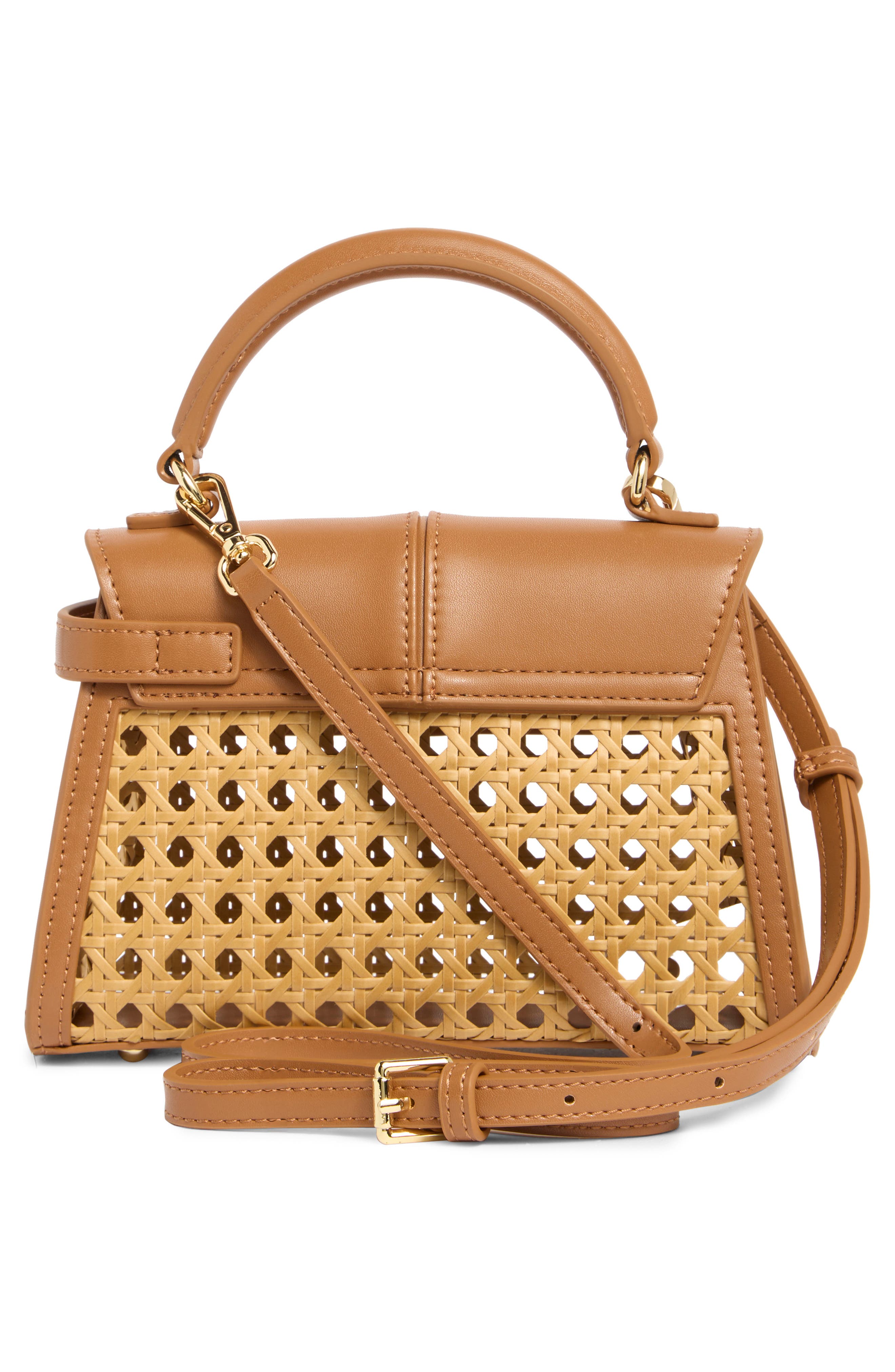 JW PEI Elise Faux Woven Top Handle Bag, Alternate, color, 