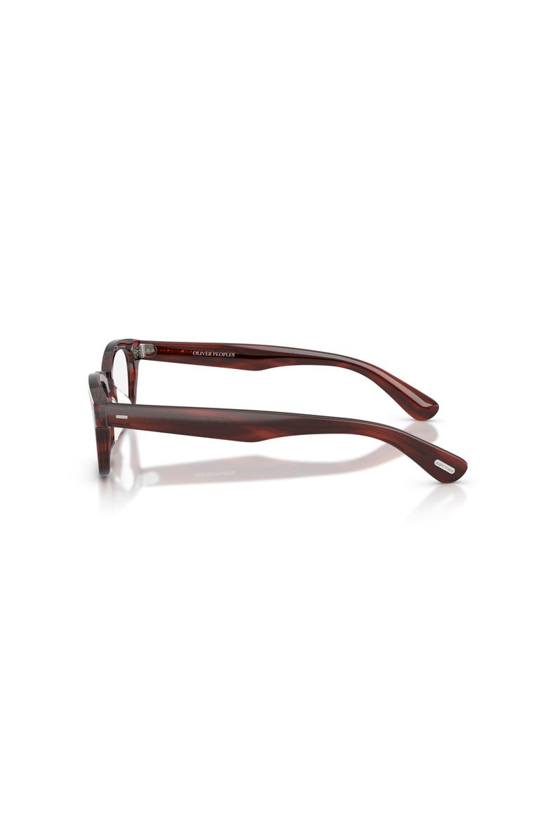 49mm Rectangle optical glasses, Alternate, color, Brown