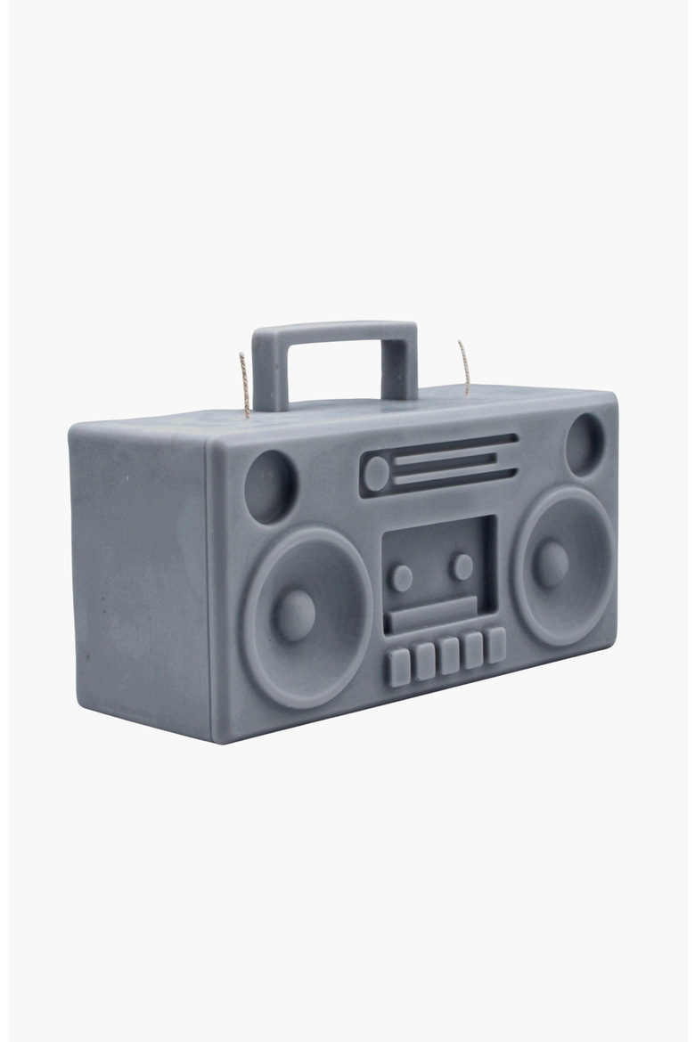 Boom Box Candle, Main, color, Grey