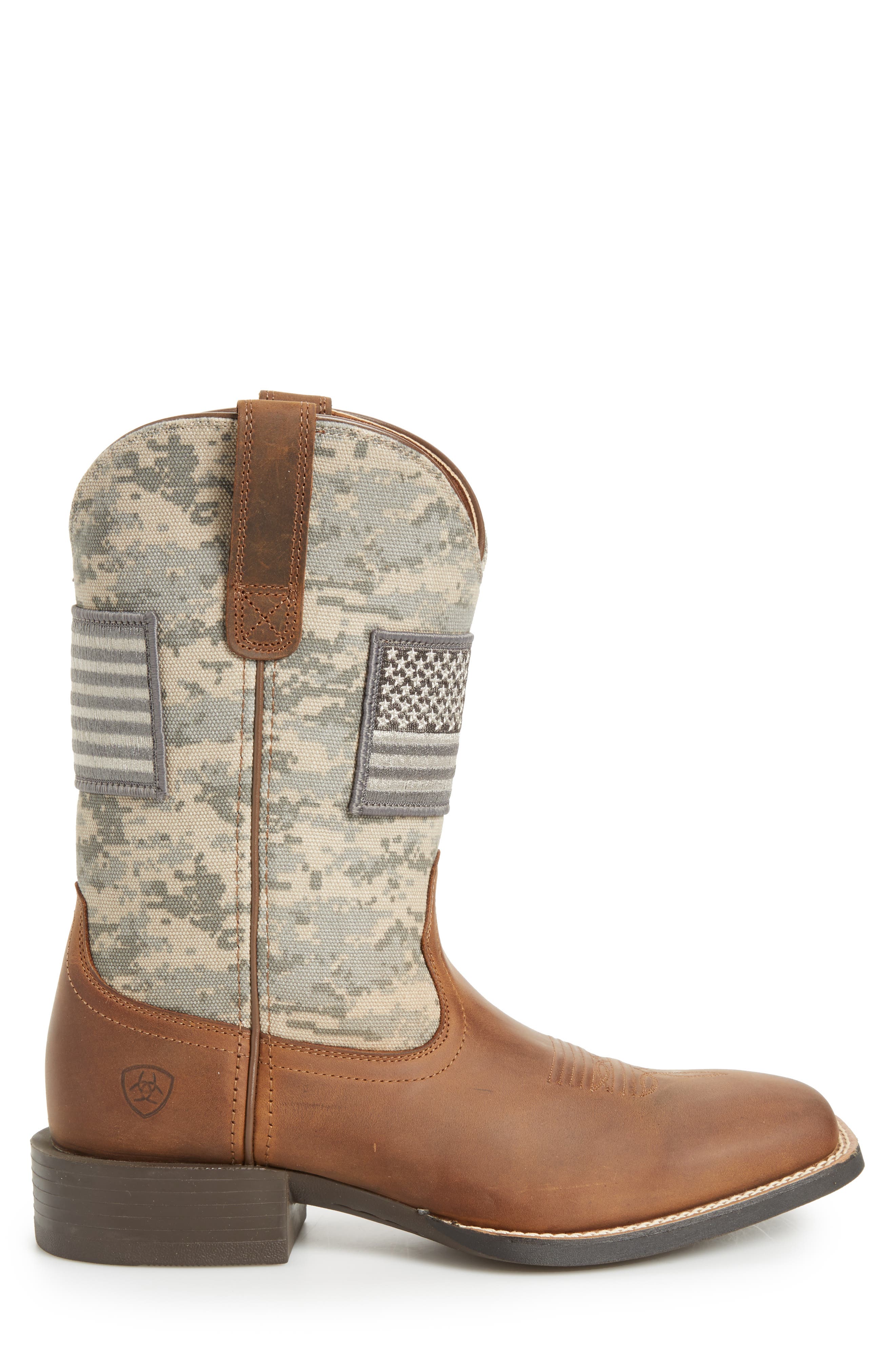 Ariat Sport Patriot Cowboy Boot, Alternate, color, Brown