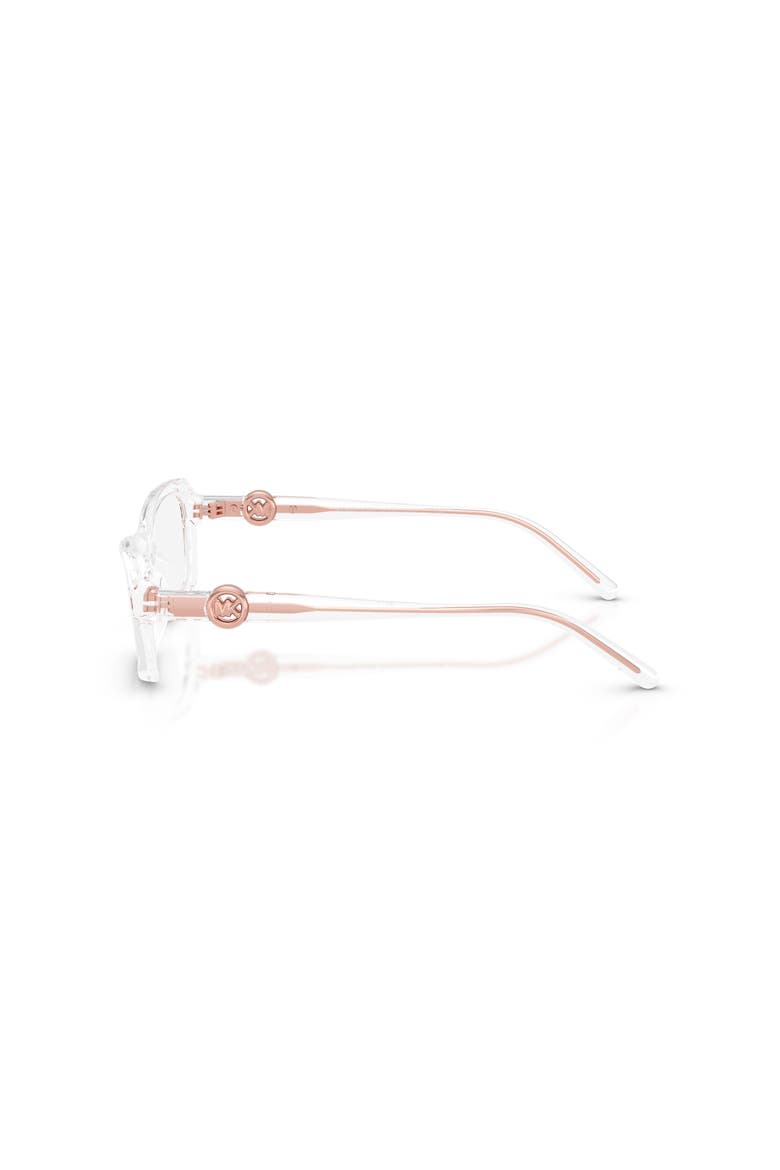 54mm Rectangle optical glasses, Alternate, color, Transparent
