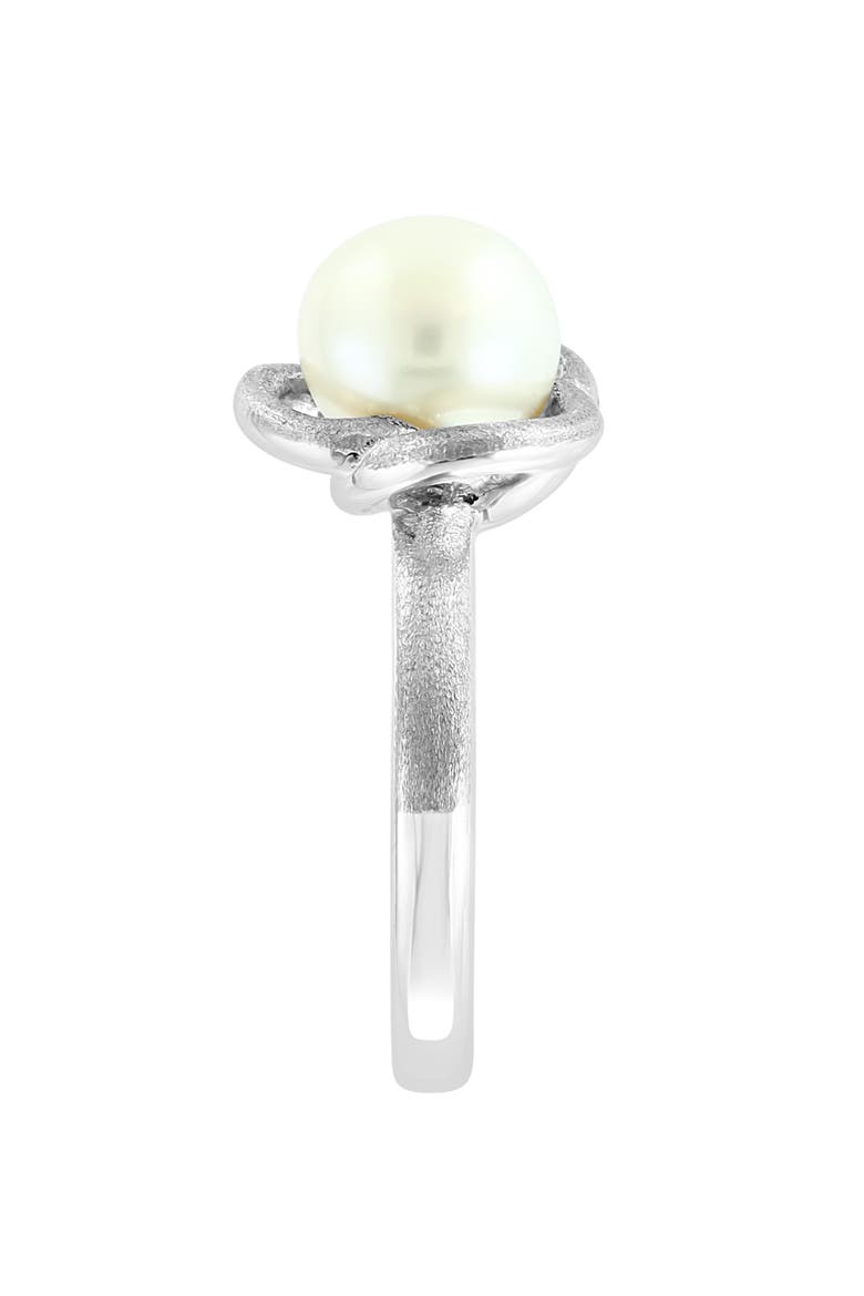 8-9mm Freshwater Pearl Sterling Silver Ring, Alternate, color, WHITE