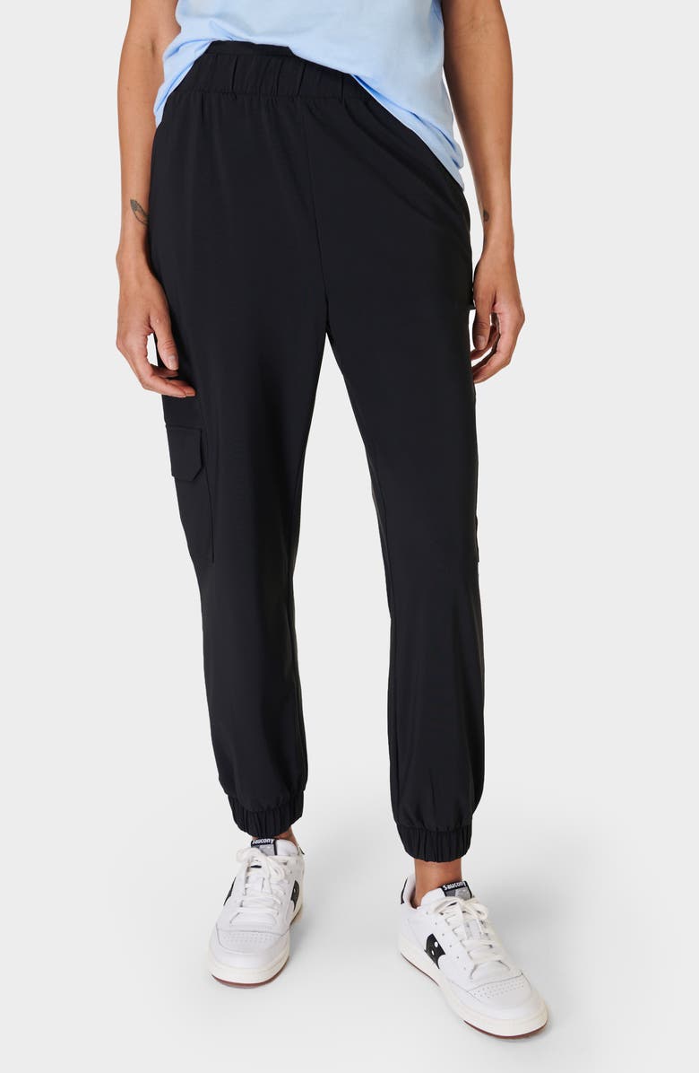 Sweaty Betty Explorer Cargo Pants, Main, color, Black