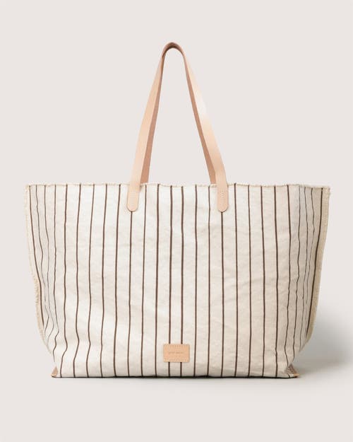Graf & Lantz Graf Lantz Hana Canvas Boat Bag In White
