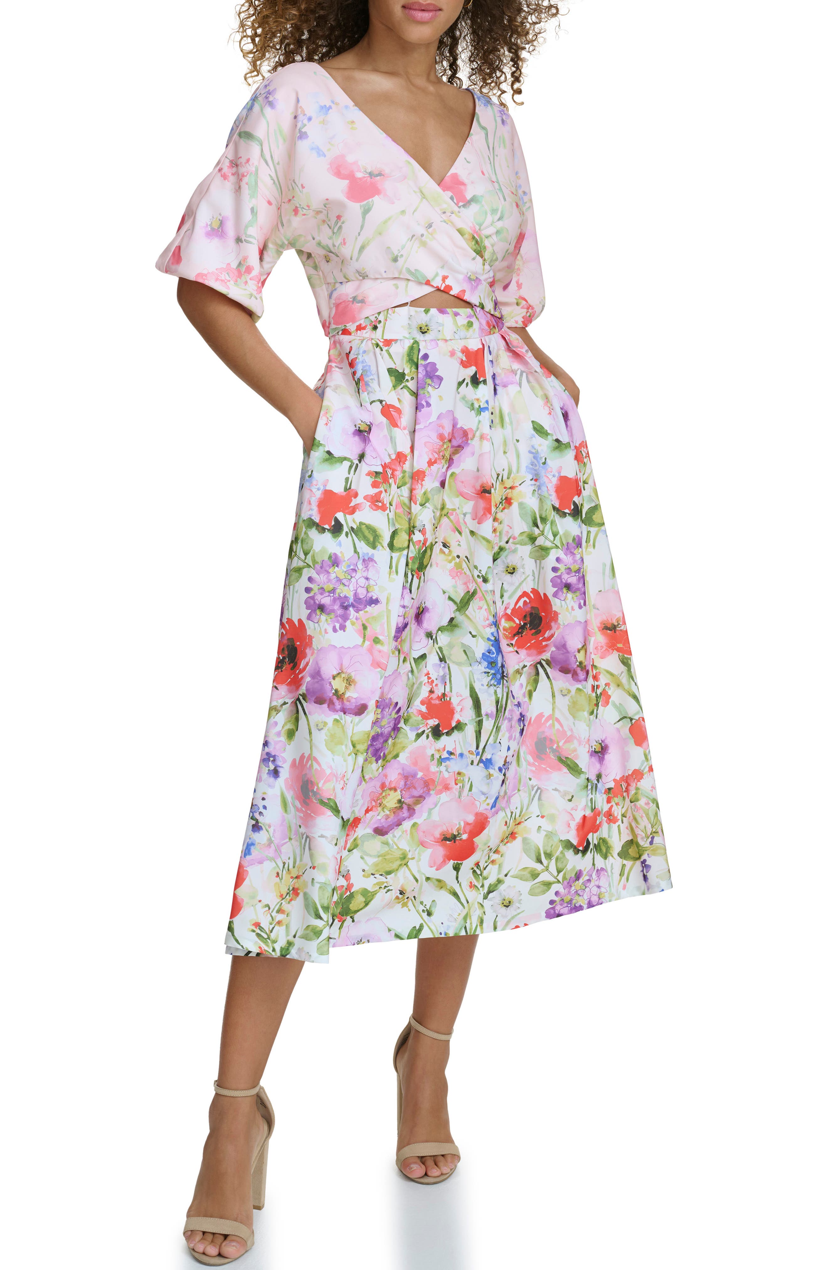 Siena Drapey Cutout Dress