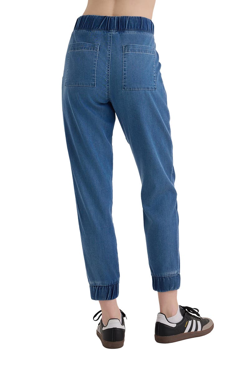 Denim Pocket Joggers, Alternate, color, INDIGO SPRAY WASH