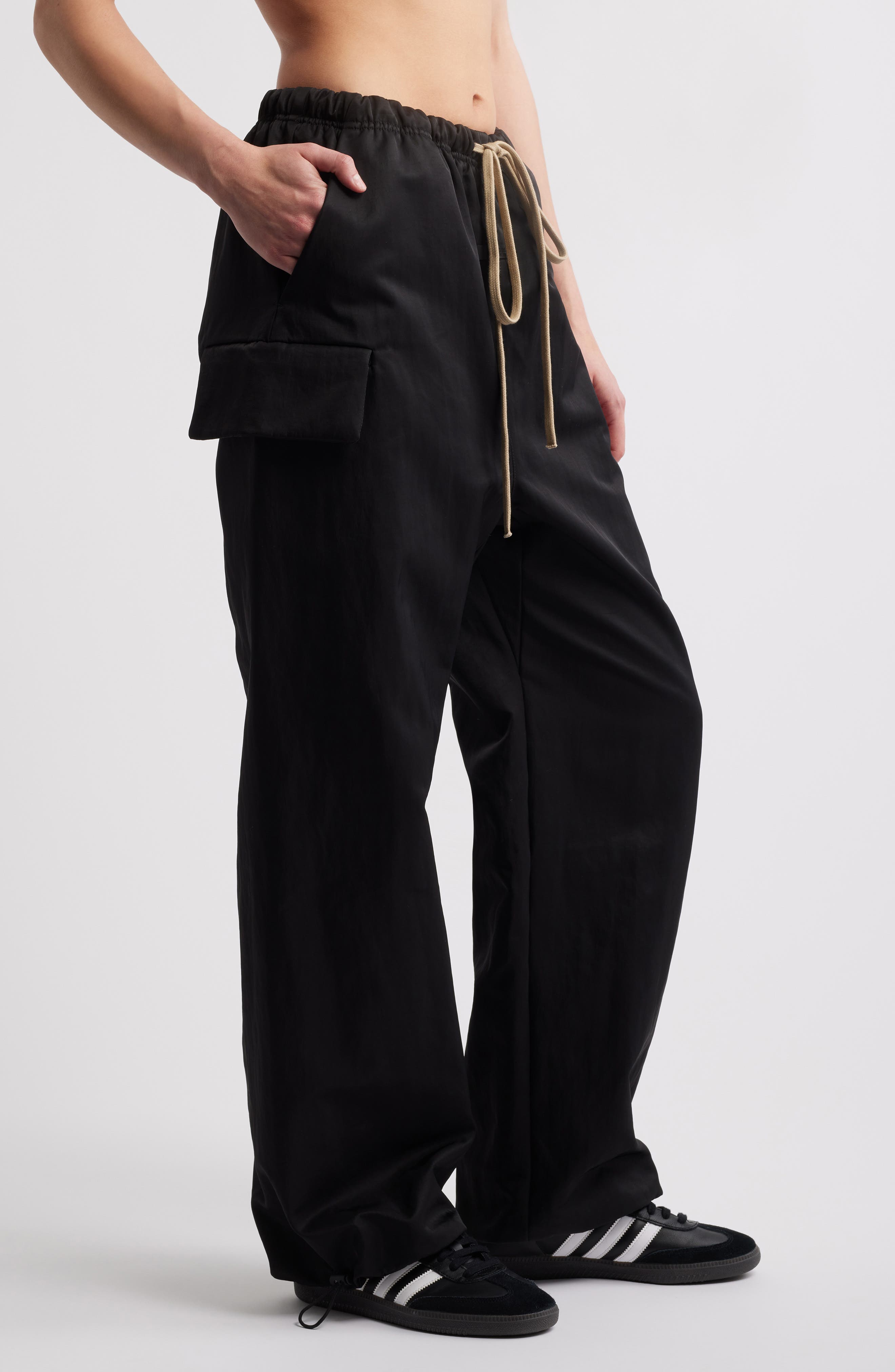 Textured Nylon Field Pants (Women) | Nordstrom