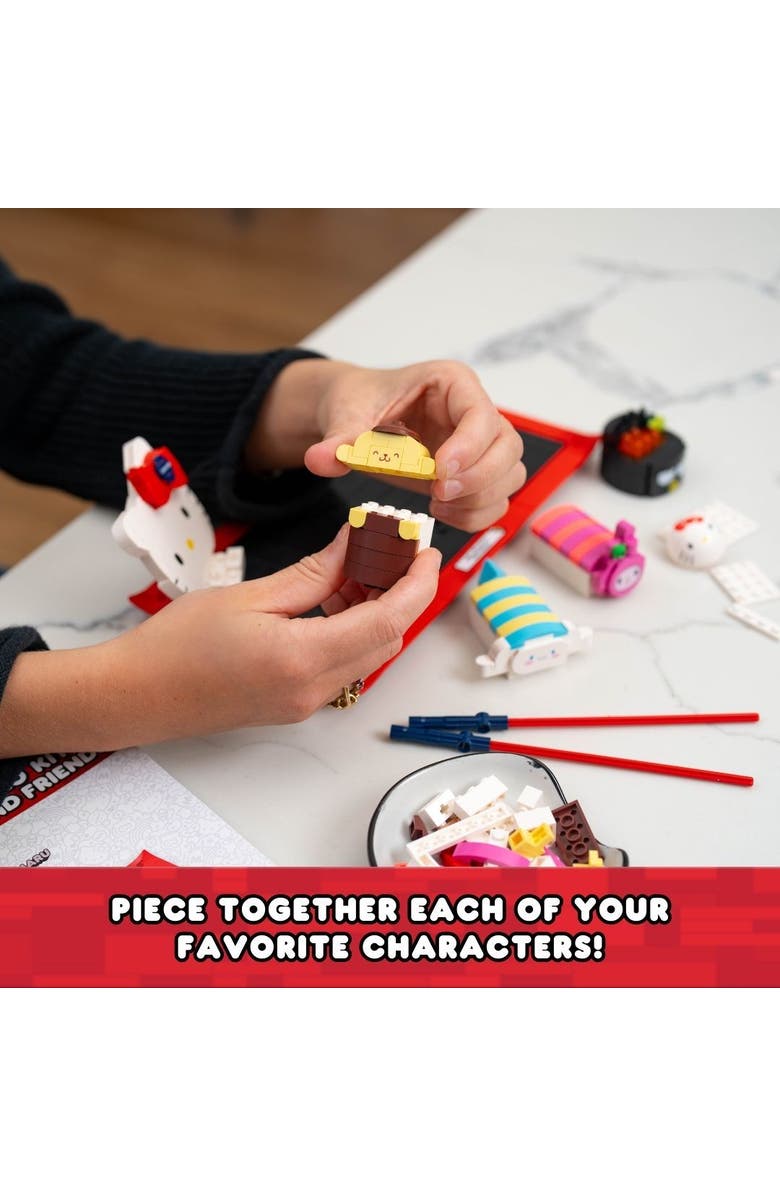 Brickcraft Hello Kitty Sushi Bar Building Set, Alternate, color, Pink