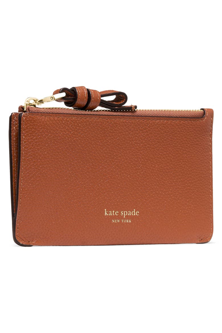 loop pebbled leather card case, Alternate, color, SOUTHWEST DESERT
