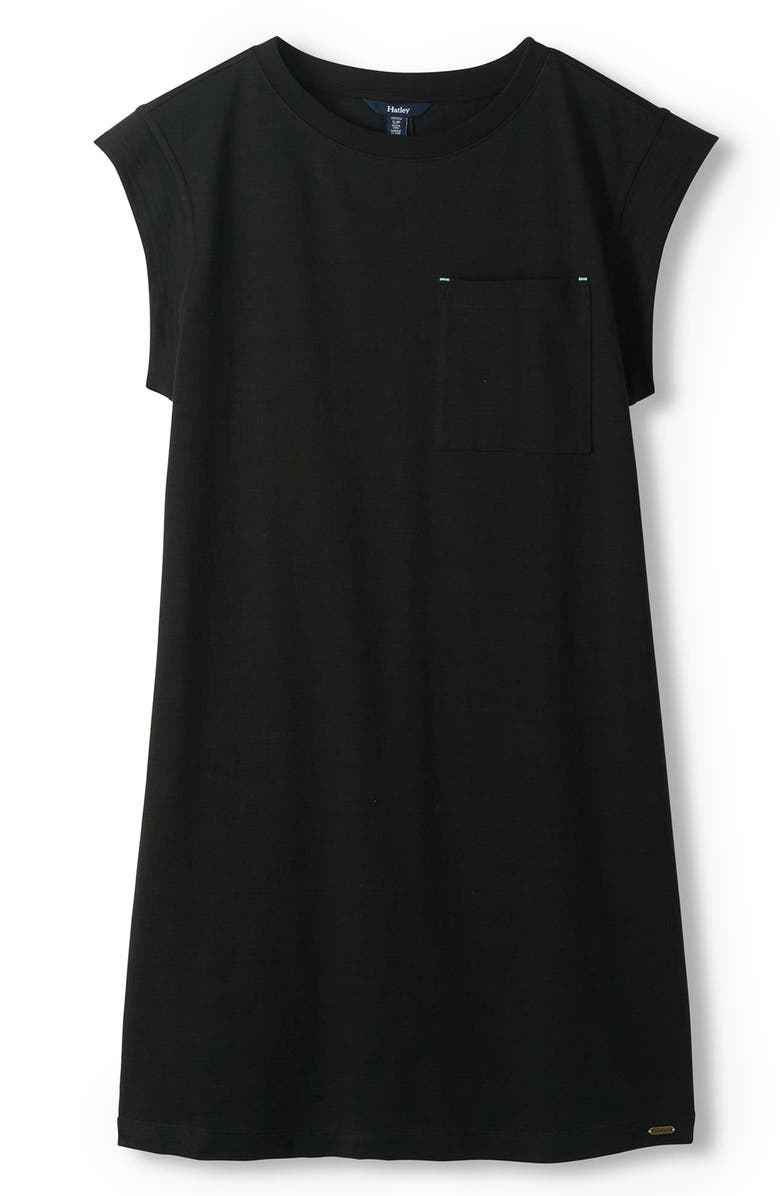Hatley Pocket T-Shirt Dress, Alternate, color, Caviar
