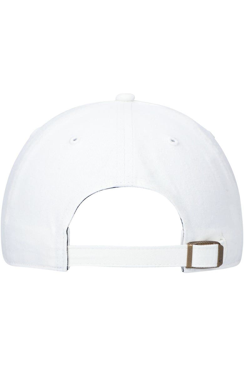 Men's '47 White Chicago White Sox 1976 Logo Cooperstown Collection Clean Up Adjustable Hat, Alternate, color, White