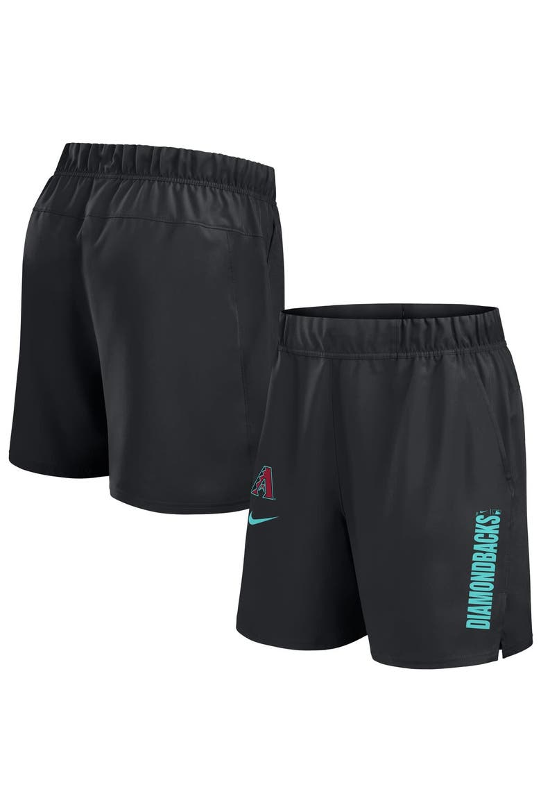Men's Nike Black Arizona Diamondbacks Woven Victory Performance Shorts, Alternate, color, Black