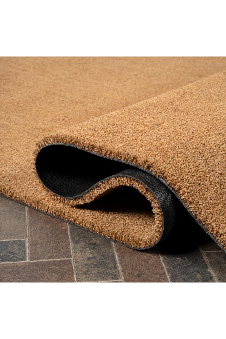 Peater Classic Casual Commerical Natural Coir Mat Indoor/Outdoor, Alternate, color, Light Brown