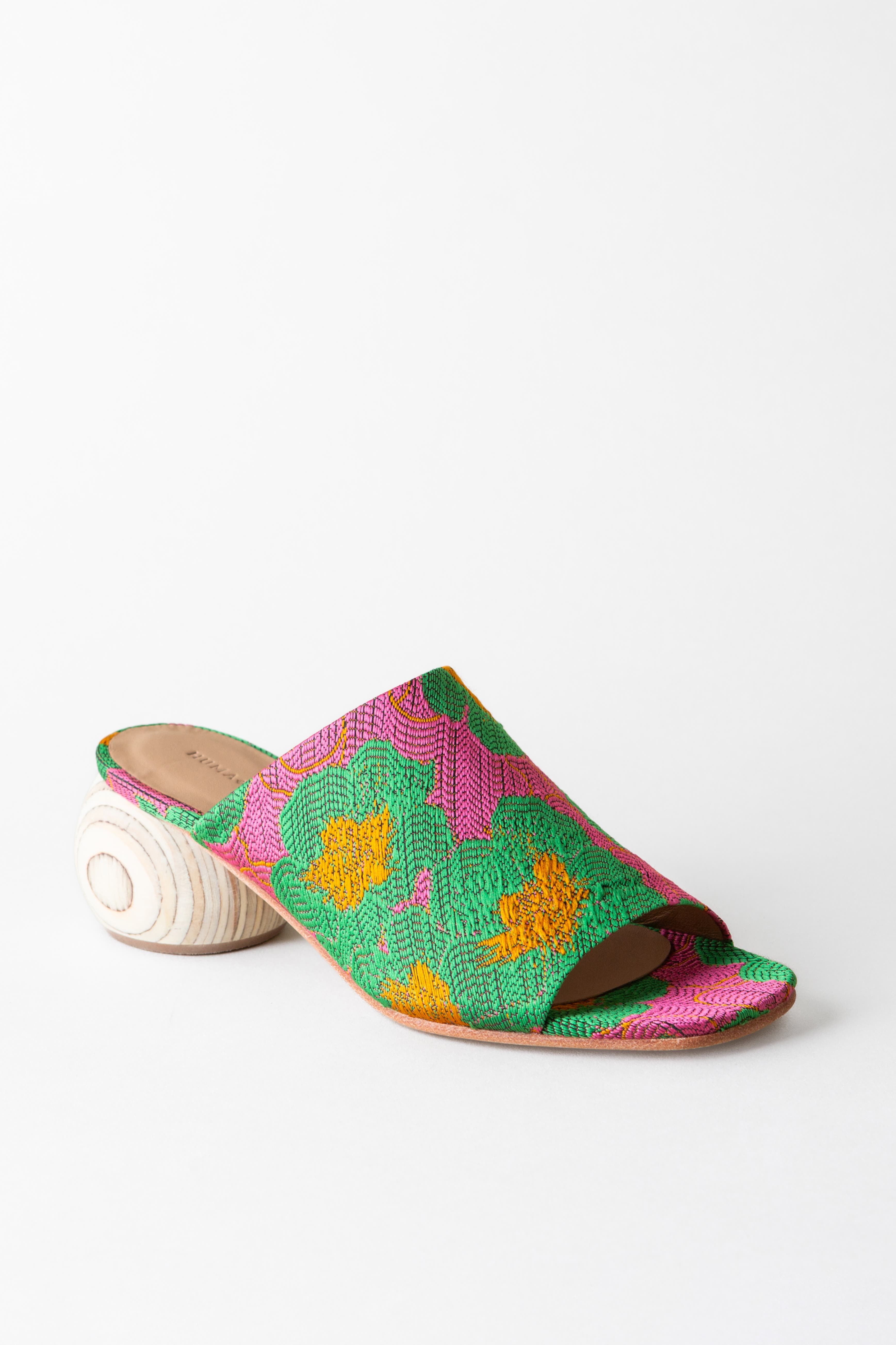 Huma Blanco Milla Woven Textile Slide Sandal, Main, color, Floral