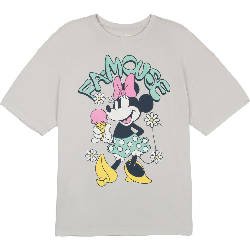 Disney Kids' Mickey Mouse & Friends Short Sleeve T-shirt In Minnie Blue Solid