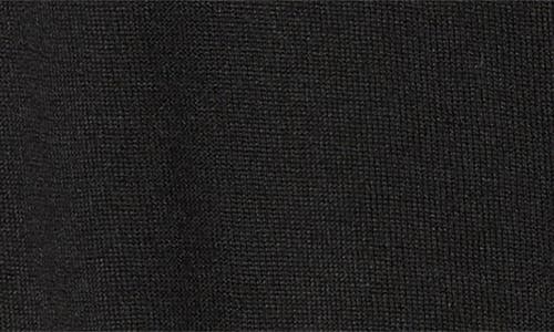 Simone Rocha Classic Long Sleeve Merino Wool & Silk Cardigan With Faux Pearl Detail In Black