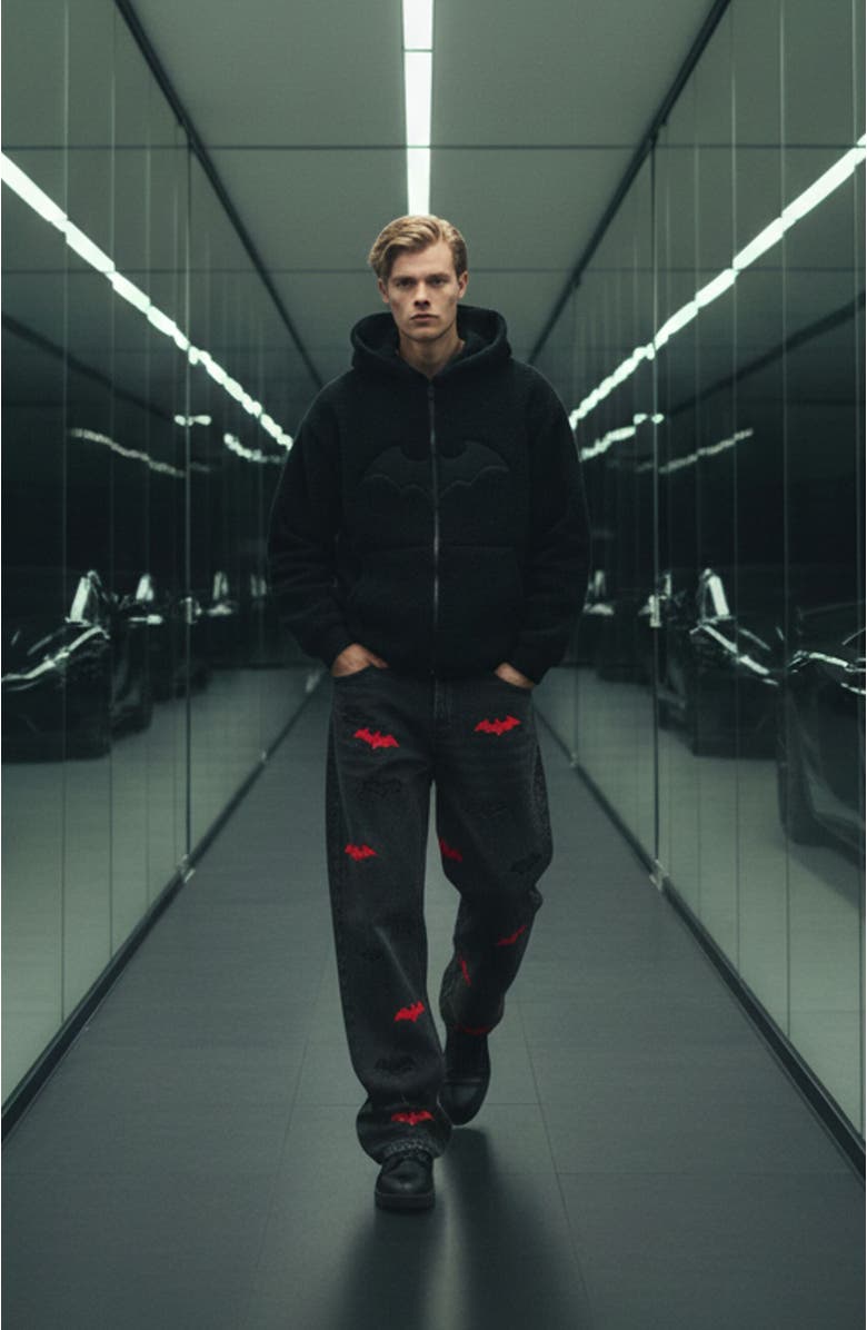 Blvck Batman x Blvck Shadow Jeans, Alternate, color, Black