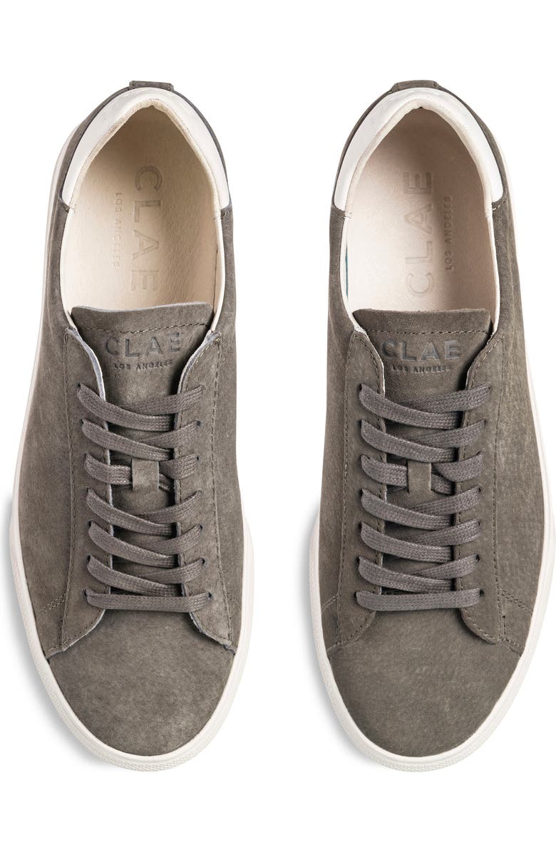 CLAE Bradley Venice Leather Sneaker, Alternate, color, Olive Night