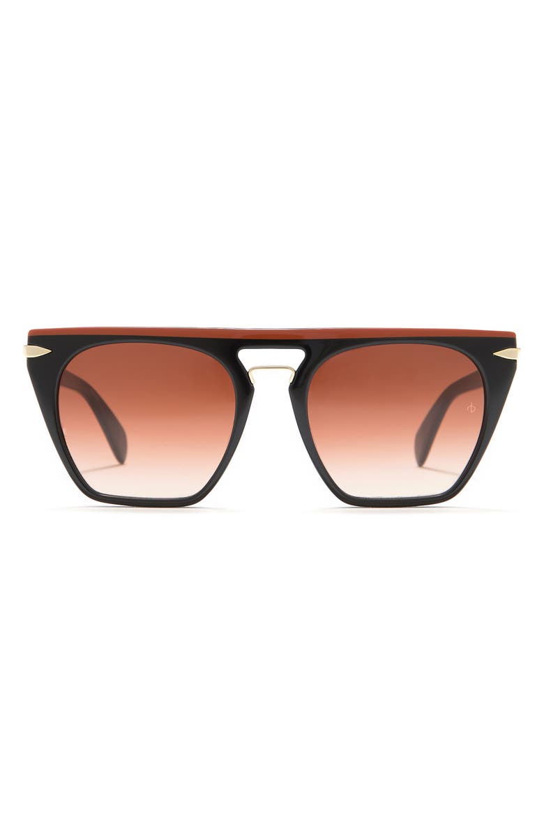 rag & bone 53mm Modified Square Sunglasses, Main, color,