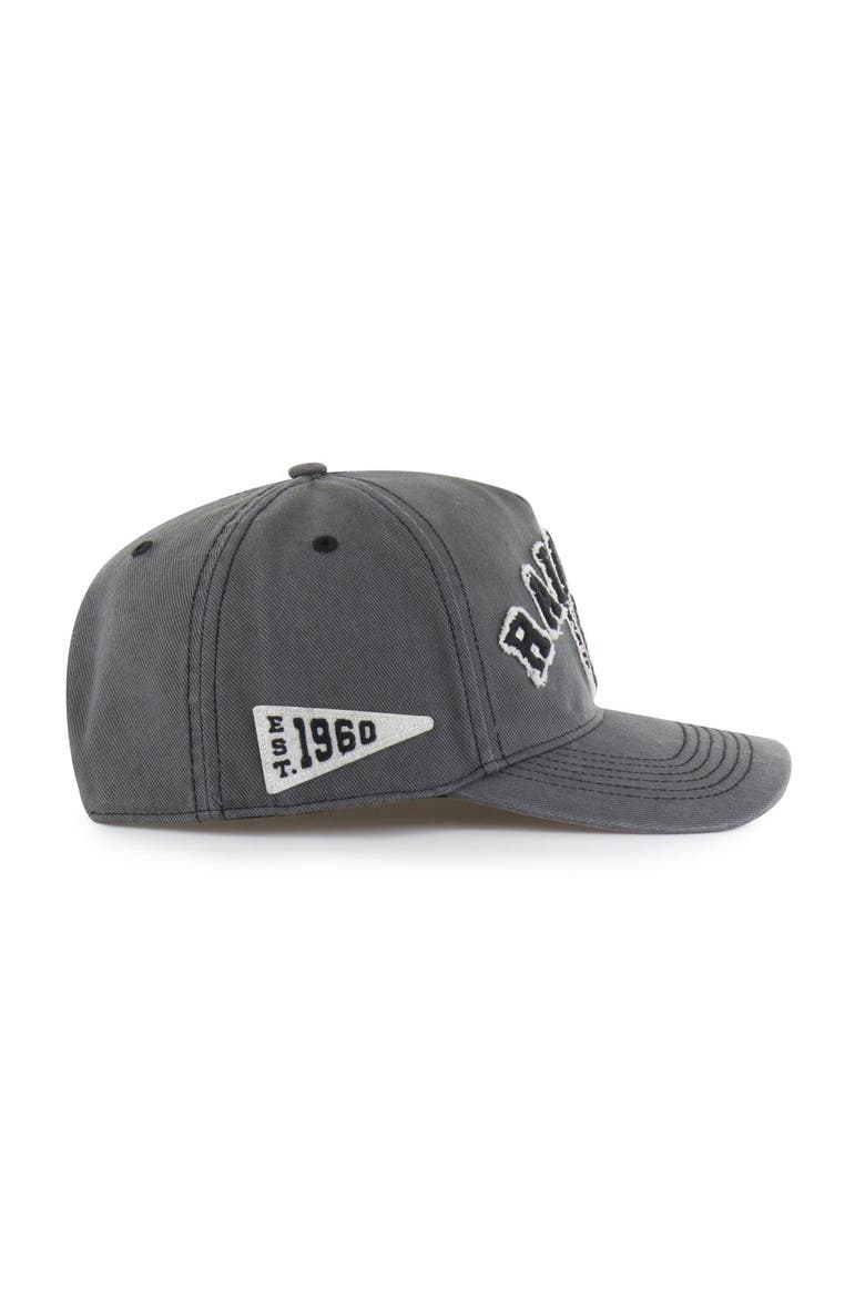 Men's '47 Charcoal Las Vegas Raiders  Calderwood Well Worn Hitch Adjustable Hat, Alternate, color, Charcoal