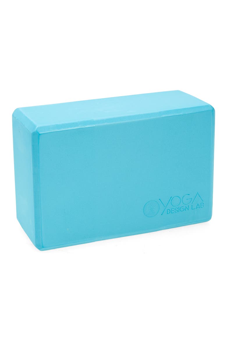 Foam Yoga Block, Main, color, AQUA SKY