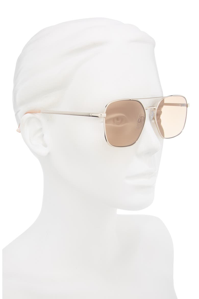 Gradient Aviator Sunglasses, Alternate, color, BLACK