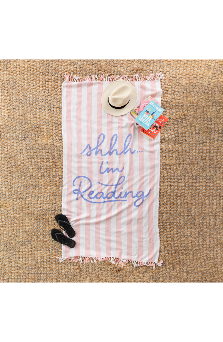 Jollity & Co Book Club Beach Towel, Alternate, color, 