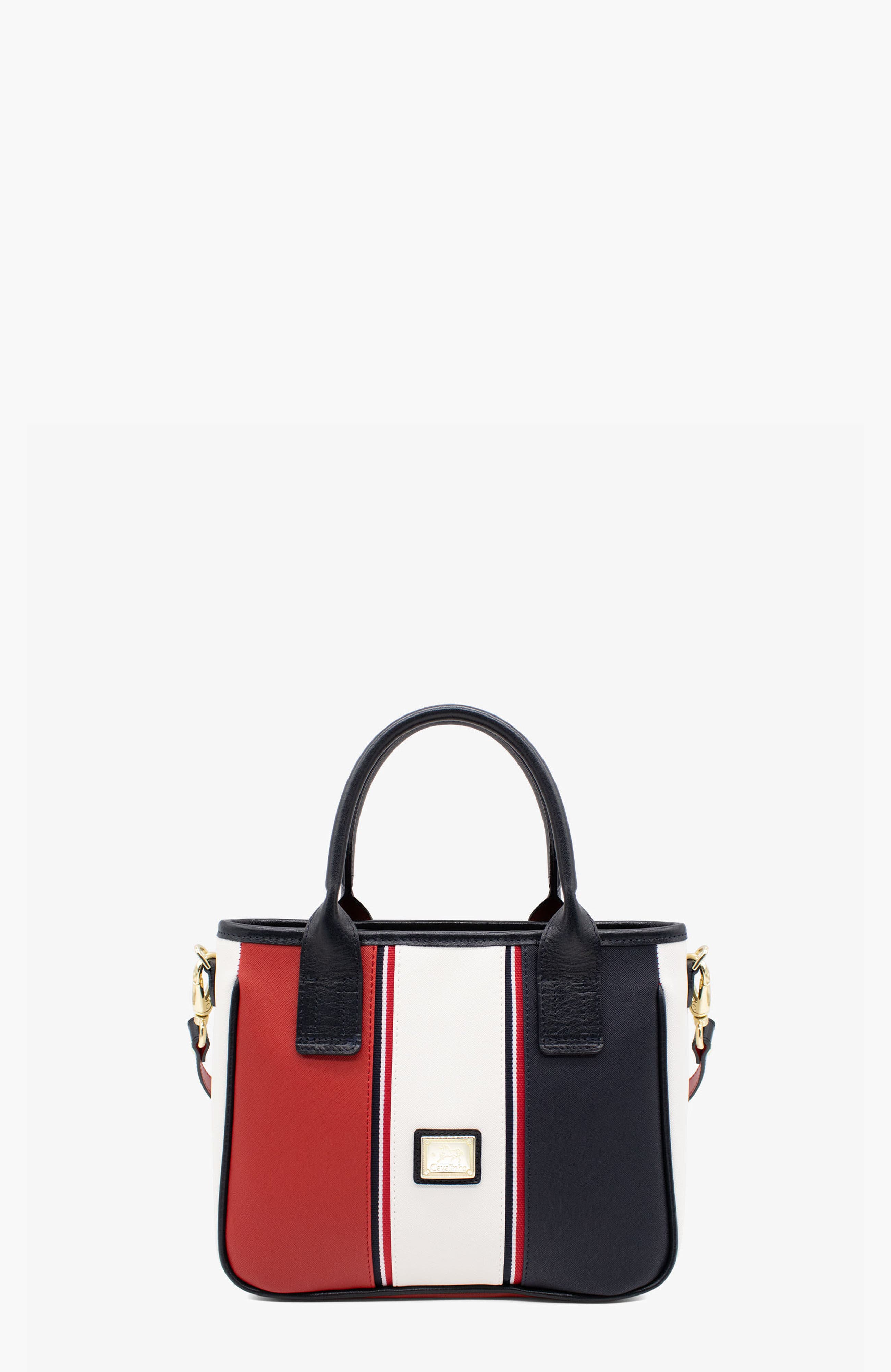 Nautical 507 Handbag, Main, color, Navy / White / Red