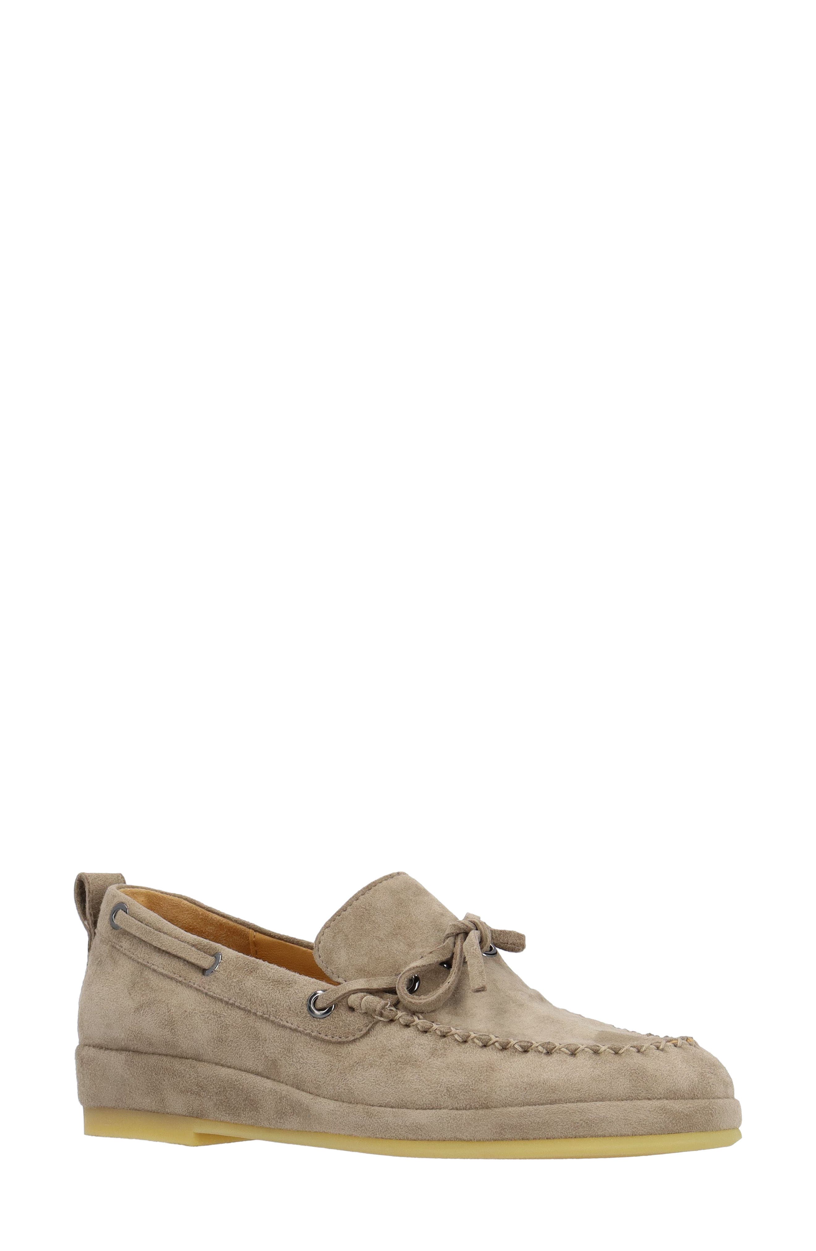 L'amour Des Pieds Corlina Loafer In Dark Taupe