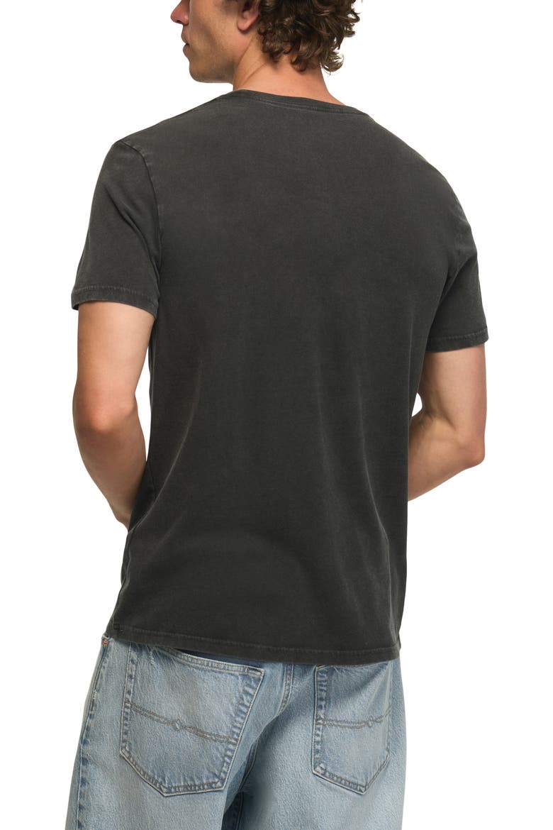 Night Eagle Cotton Graphic T-Shirt, Alternate, color, JET BLACK