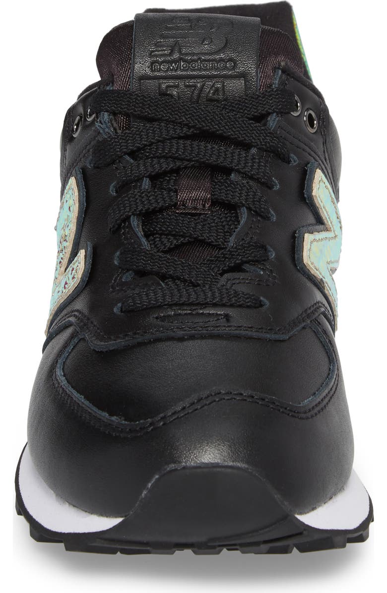 New Balance 574 Glitter Punk Sneaker, Alternate, color,