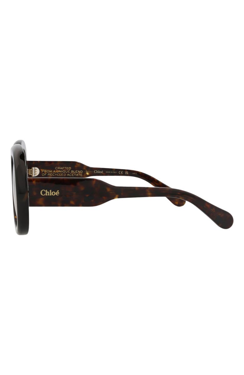 Chloé 54mm Square Sunglasses, Alternate, color, Havana Havana Brown