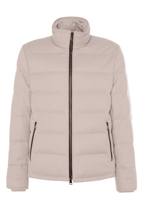 Gorski Loro Piana Cashmere Down Jacket In Black