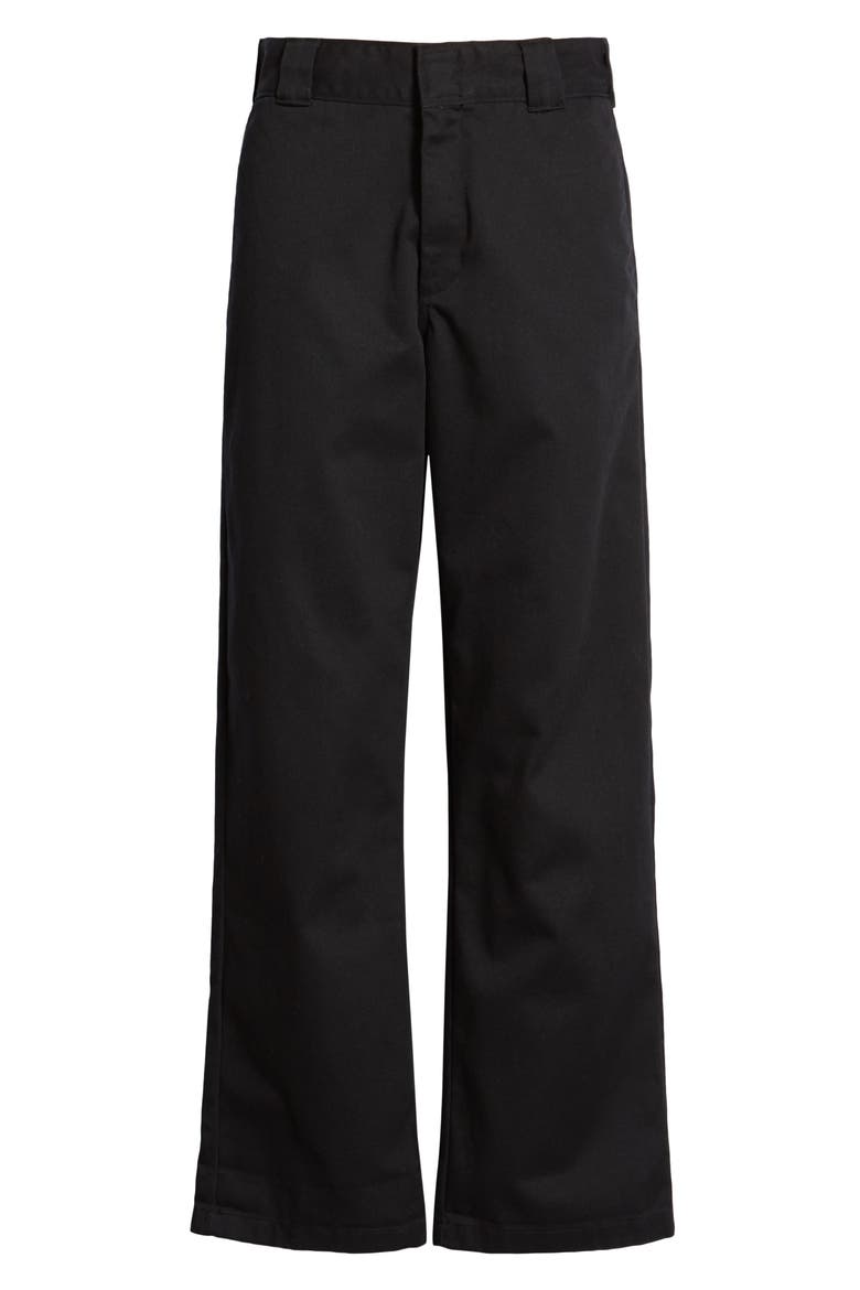 Crop Work Pants, Alternate, color, BLACK