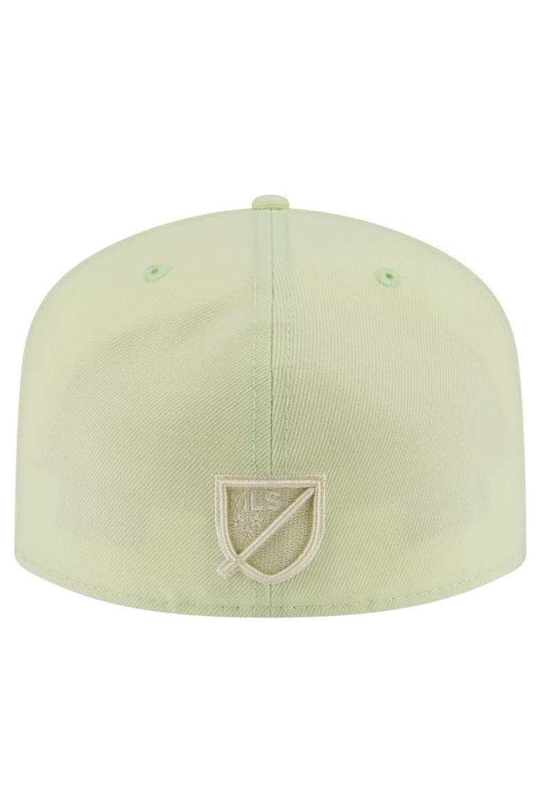 Men's New Era Green New York Red Bulls Color Pack A-Frame 59FIFTY Fitted Hat, Alternate, color, Green