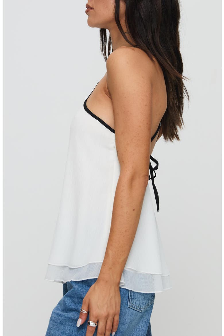 Rafaella Halter Top, Alternate, color, CREAM