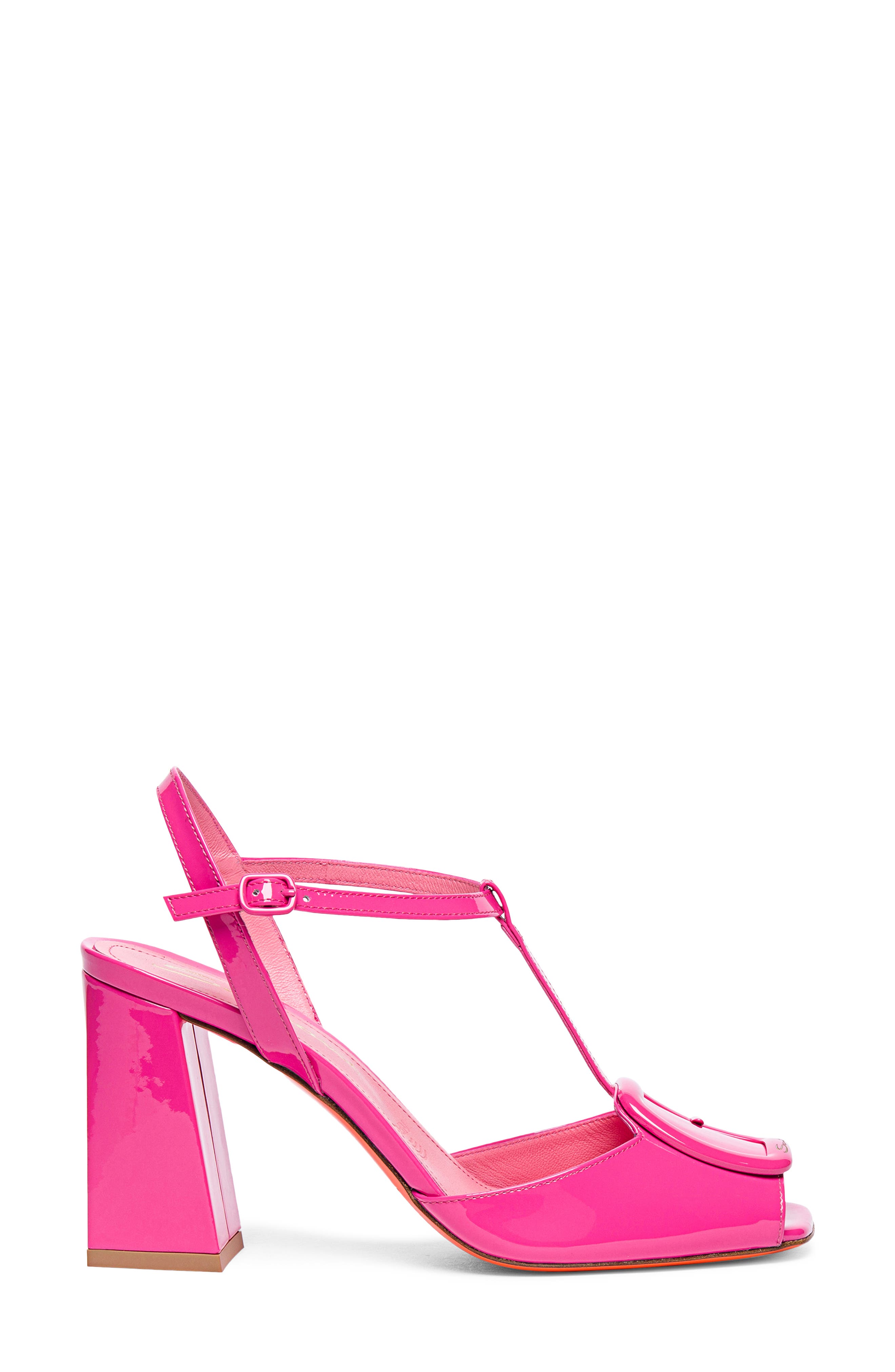 Santoni Walnuts T-Strap Sandal, Alternate, color, 