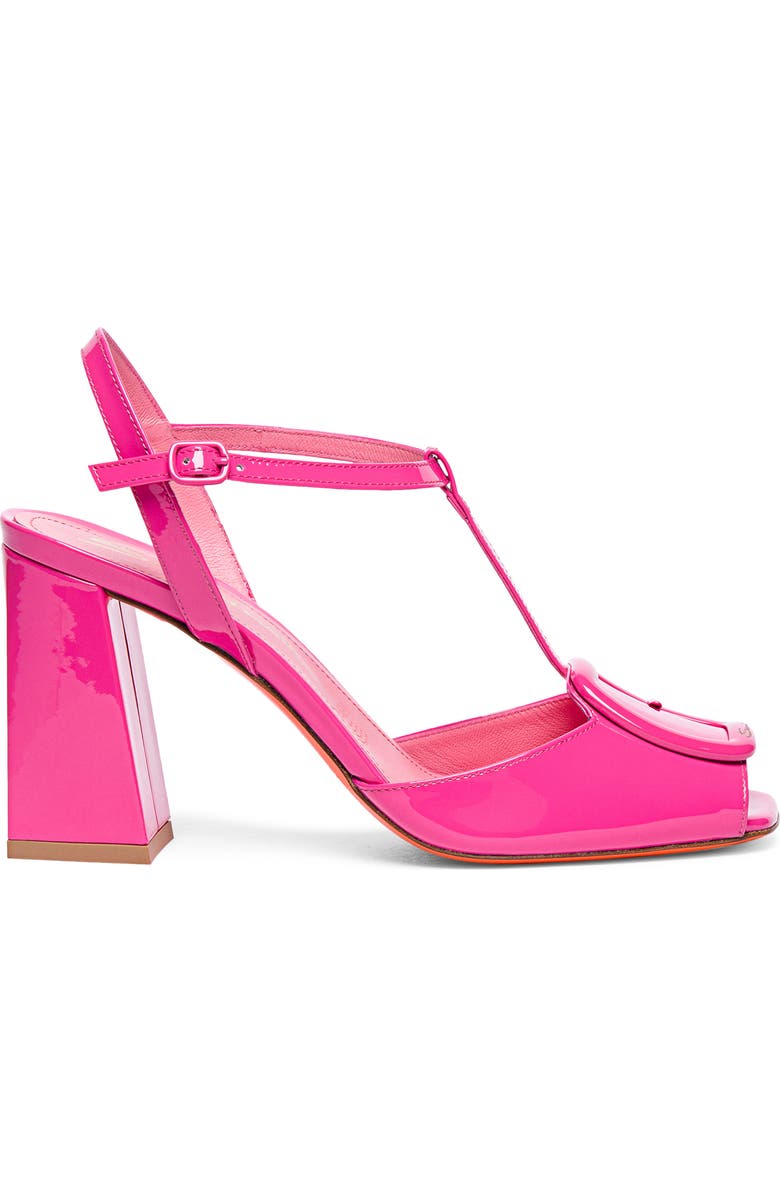 Santoni Walnuts T-Strap Sandal, Alternate, color,