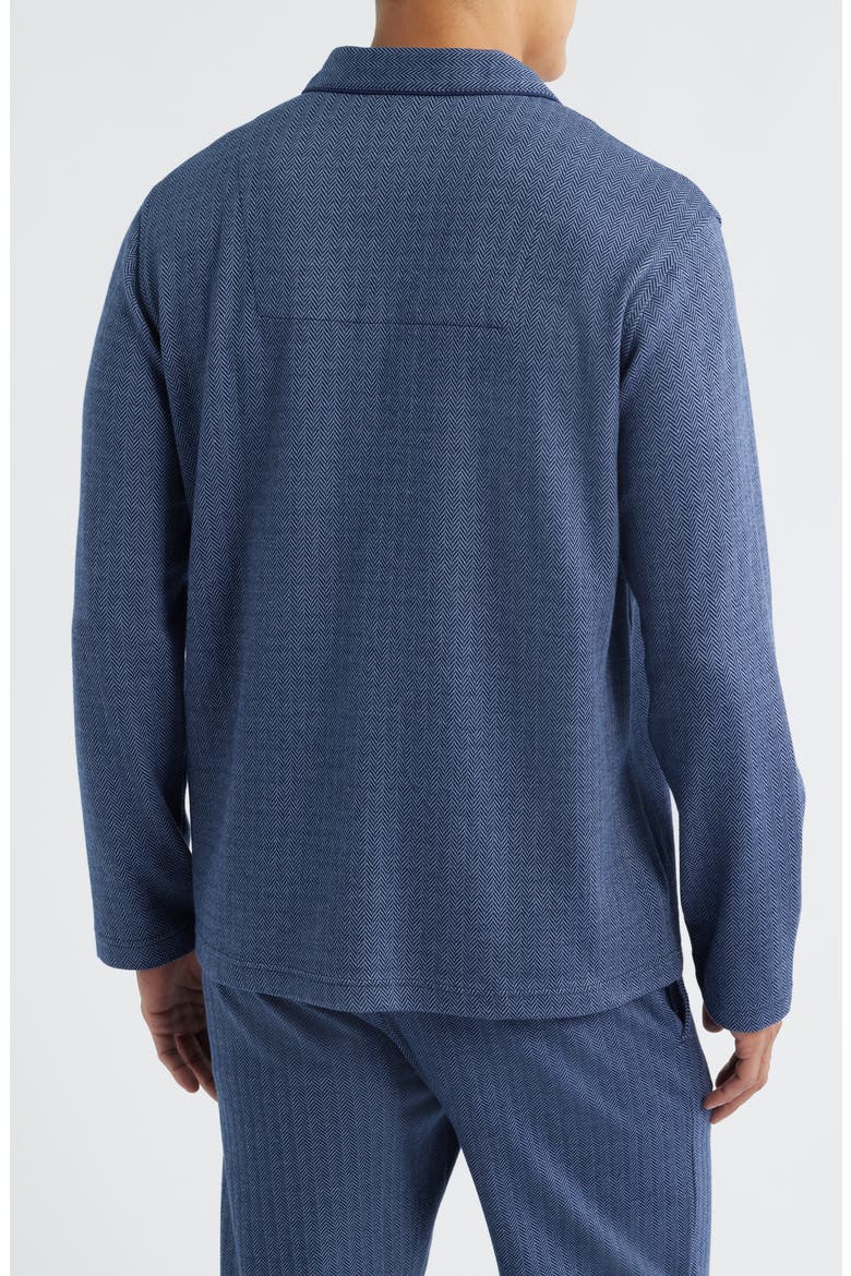 Long Sleeve Pajama Top, Alternate, color, CRUISE NAVY