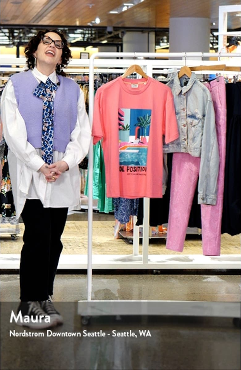 Digital Flowers Organic Cotton Graphic T-Shirt, sales video thumbnail