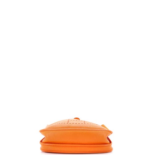 Pre-owned Hermes Hermes Evelyne Bag Gen Iii Clemence Pm In Orange