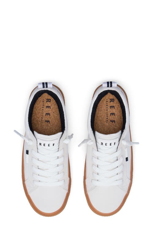 Reef Lay Day Dawn Sneaker In White Grey Gum
